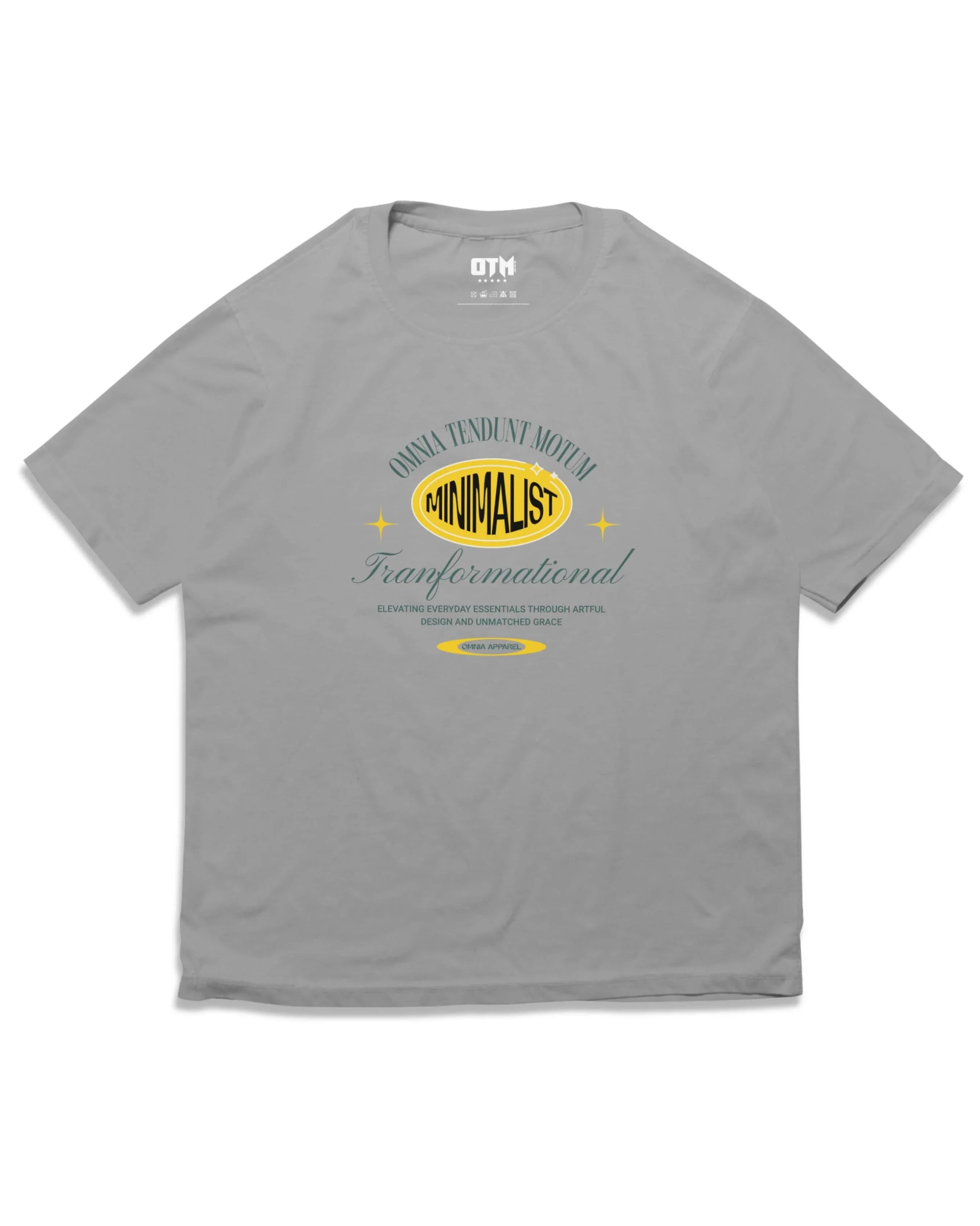 MINIMALIST T SHIRT - OMNIA TENDUNT MOTUM CLOTHING LTD