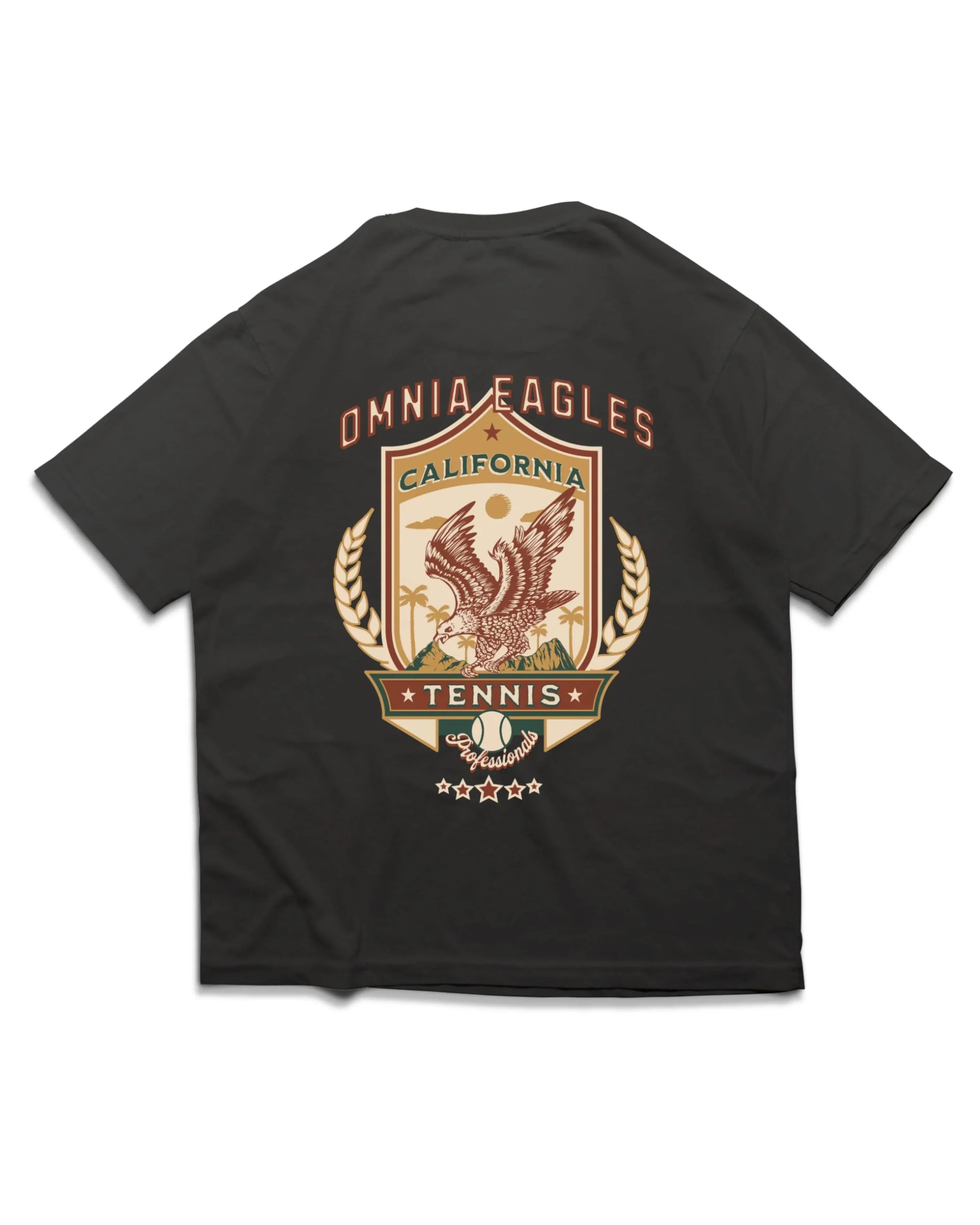 EAGLES TENNIS CLUB T SHIRT - OMNIA TENDUNT MOTUM CLOTHING LTD