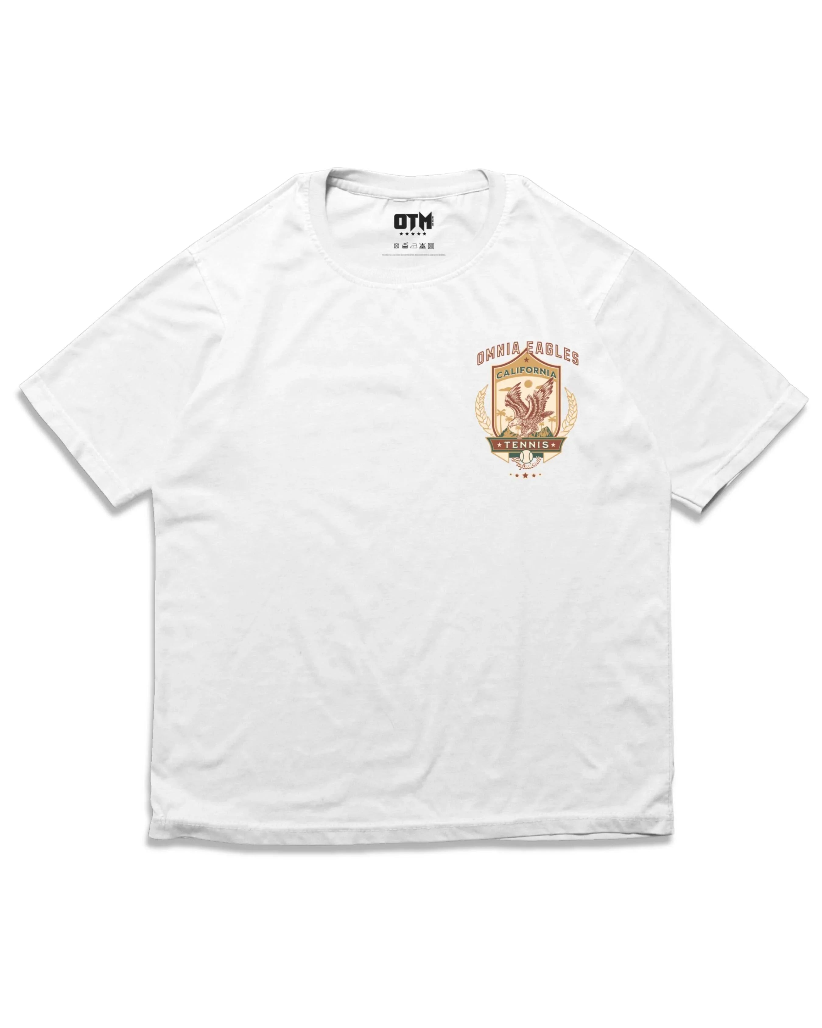 EAGLES TENNIS CLUB T SHIRT - OMNIA TENDUNT MOTUM CLOTHING LTD