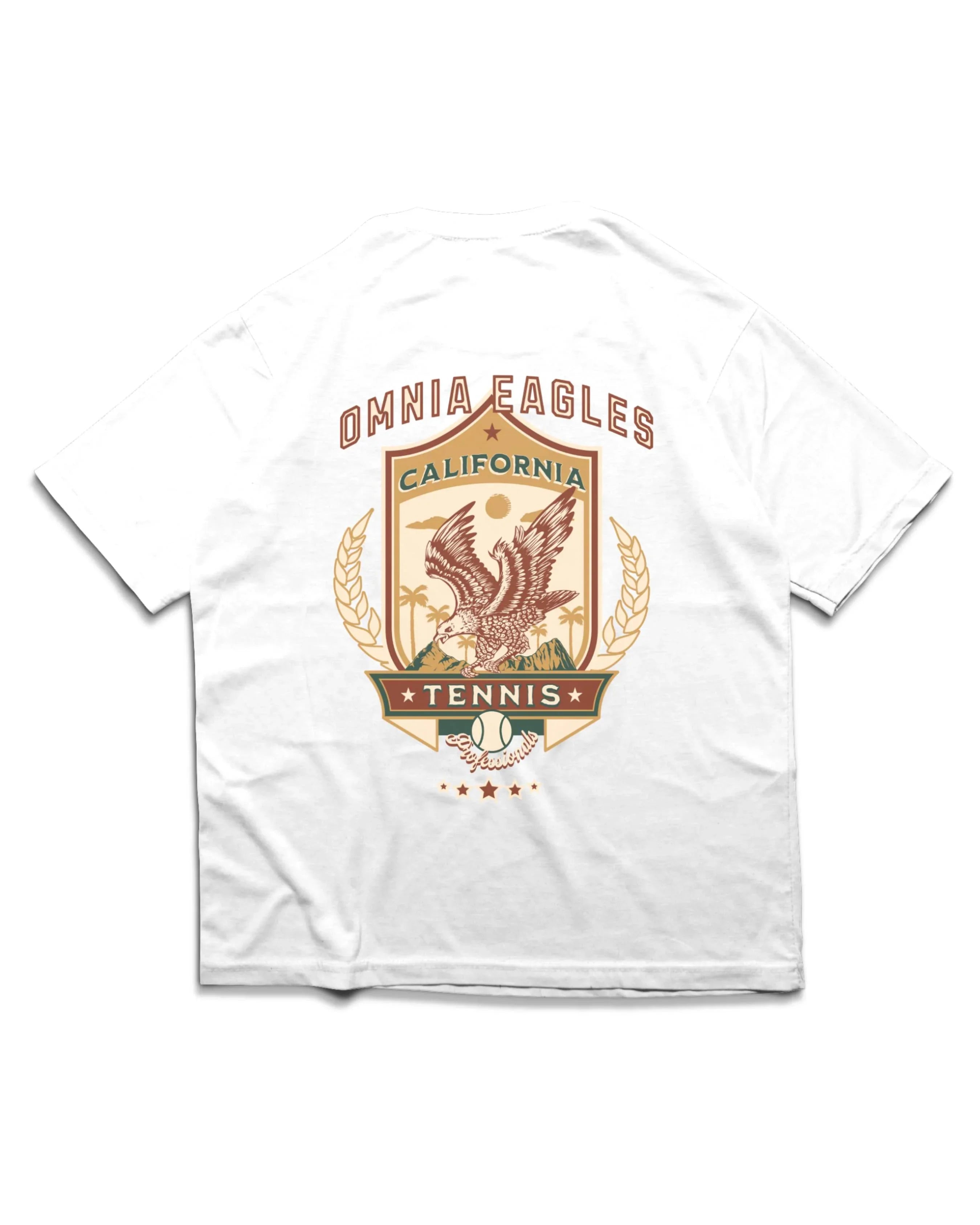 EAGLES TENNIS CLUB T SHIRT - OMNIA TENDUNT MOTUM CLOTHING LTD