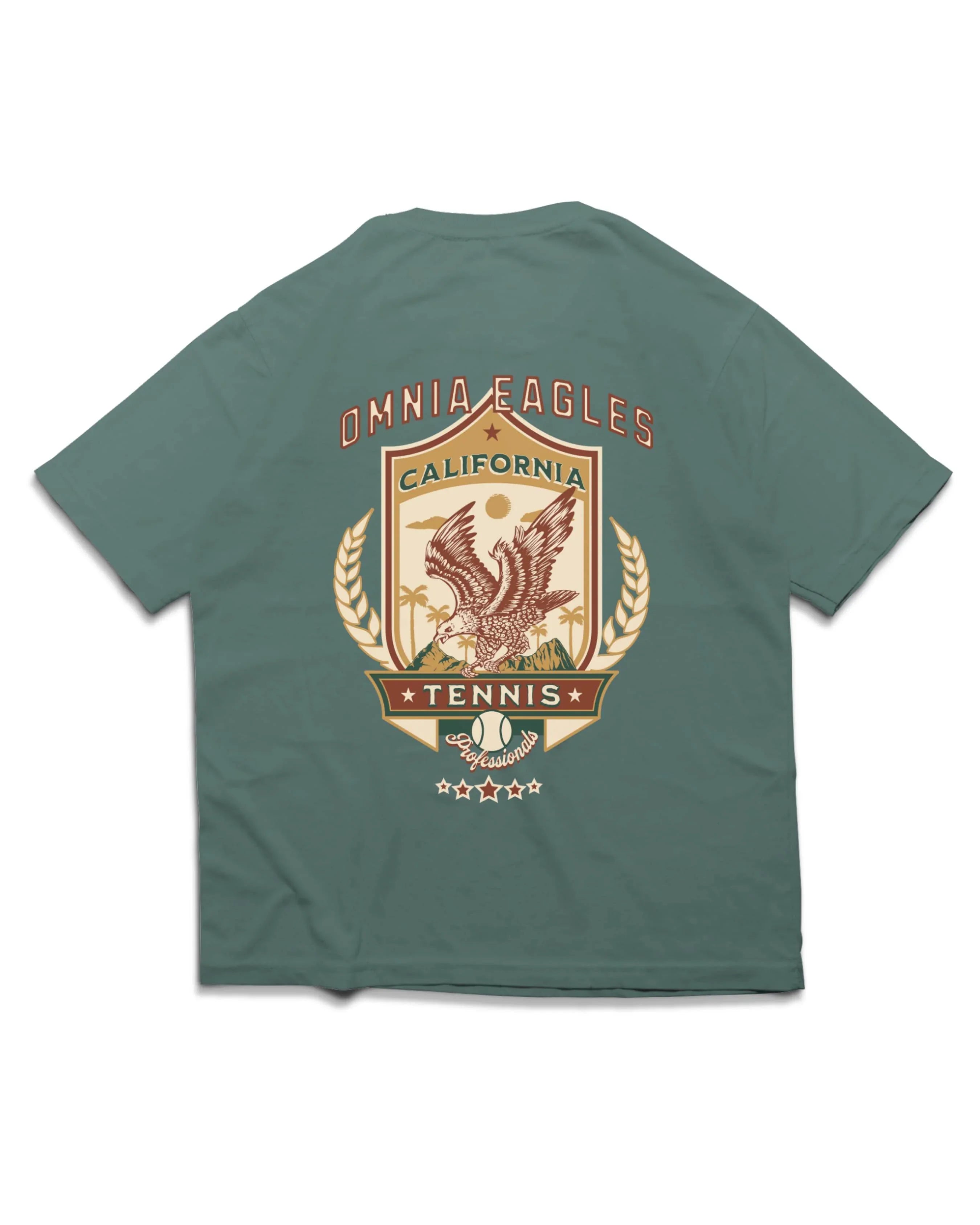 EAGLES TENNIS CLUB T SHIRT - OMNIA TENDUNT MOTUM CLOTHING LTD