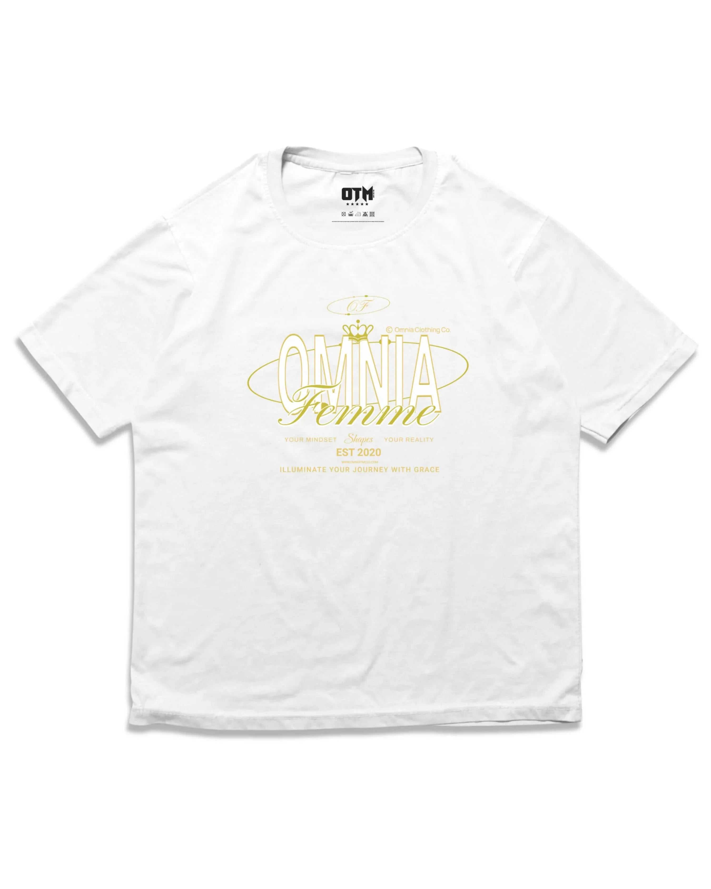 FEMME ILLUMINATE T SHIRT - OMNIA TENDUNT MOTUM CLOTHING LTD