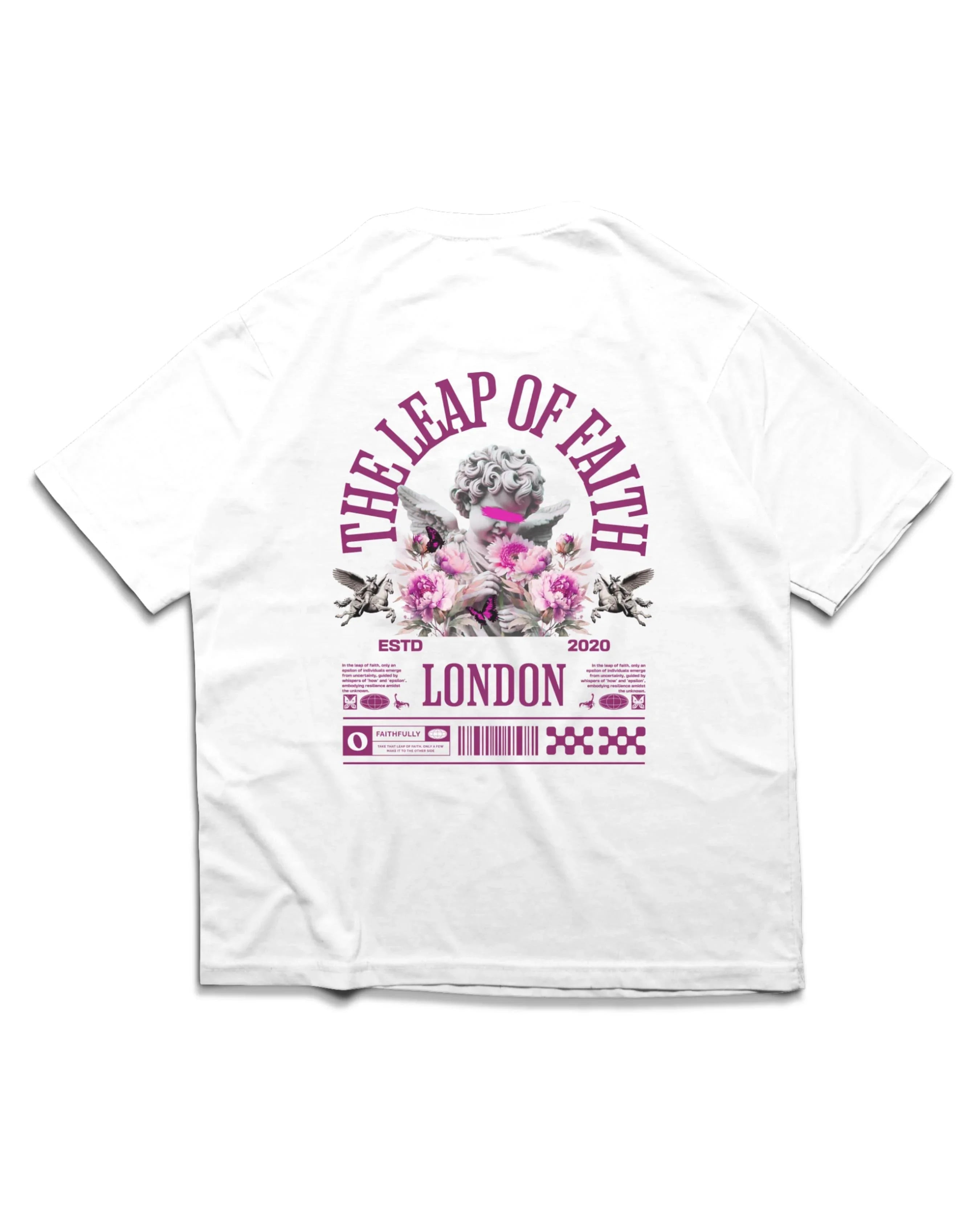 LEAP OF FAITH T SHIRT - OMNIA TENDUNT MOTUM CLOTHING LTD