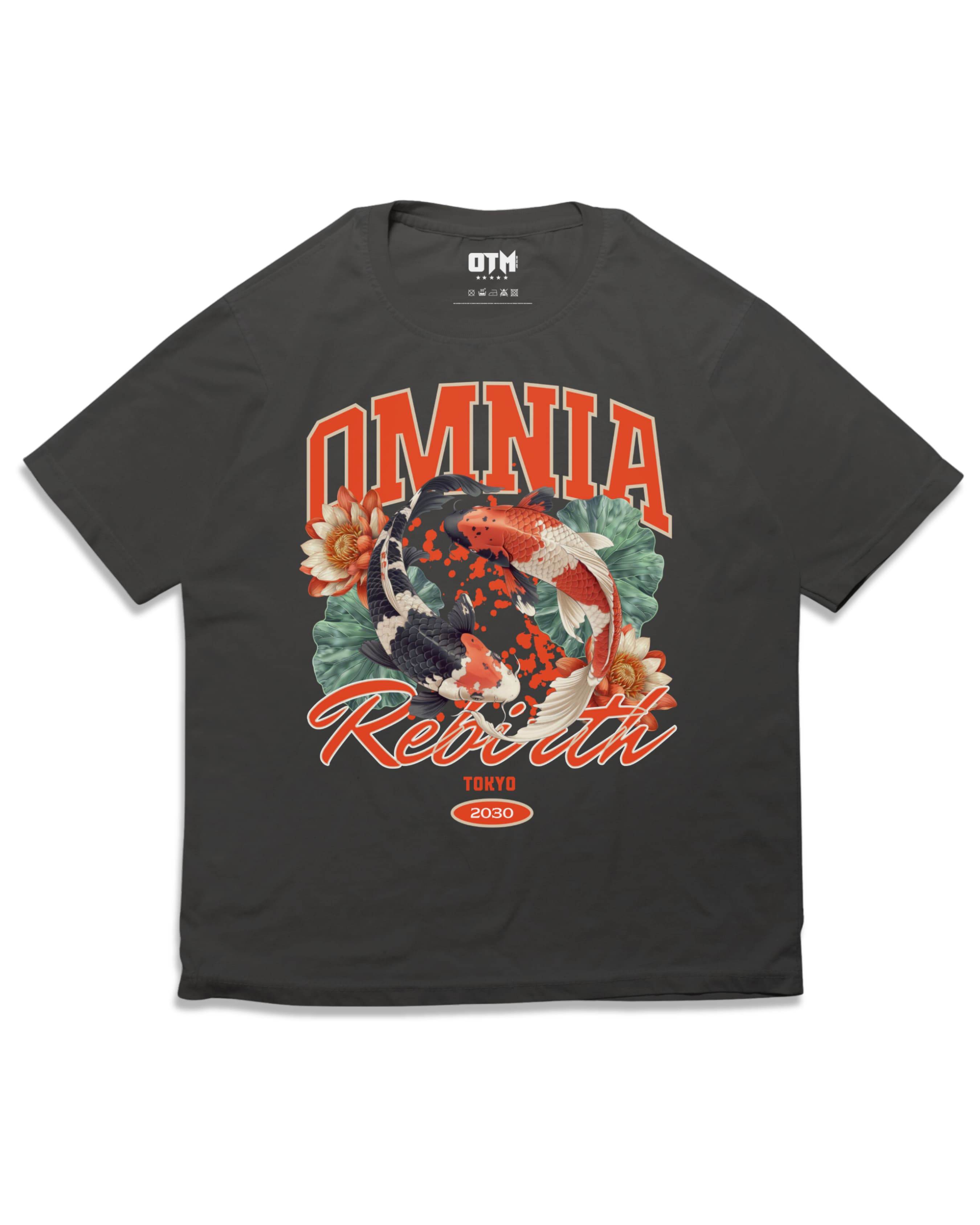 REBIRTH T SHIRT - OMNIA TENDUNT MOTUM CLOTHING LTD