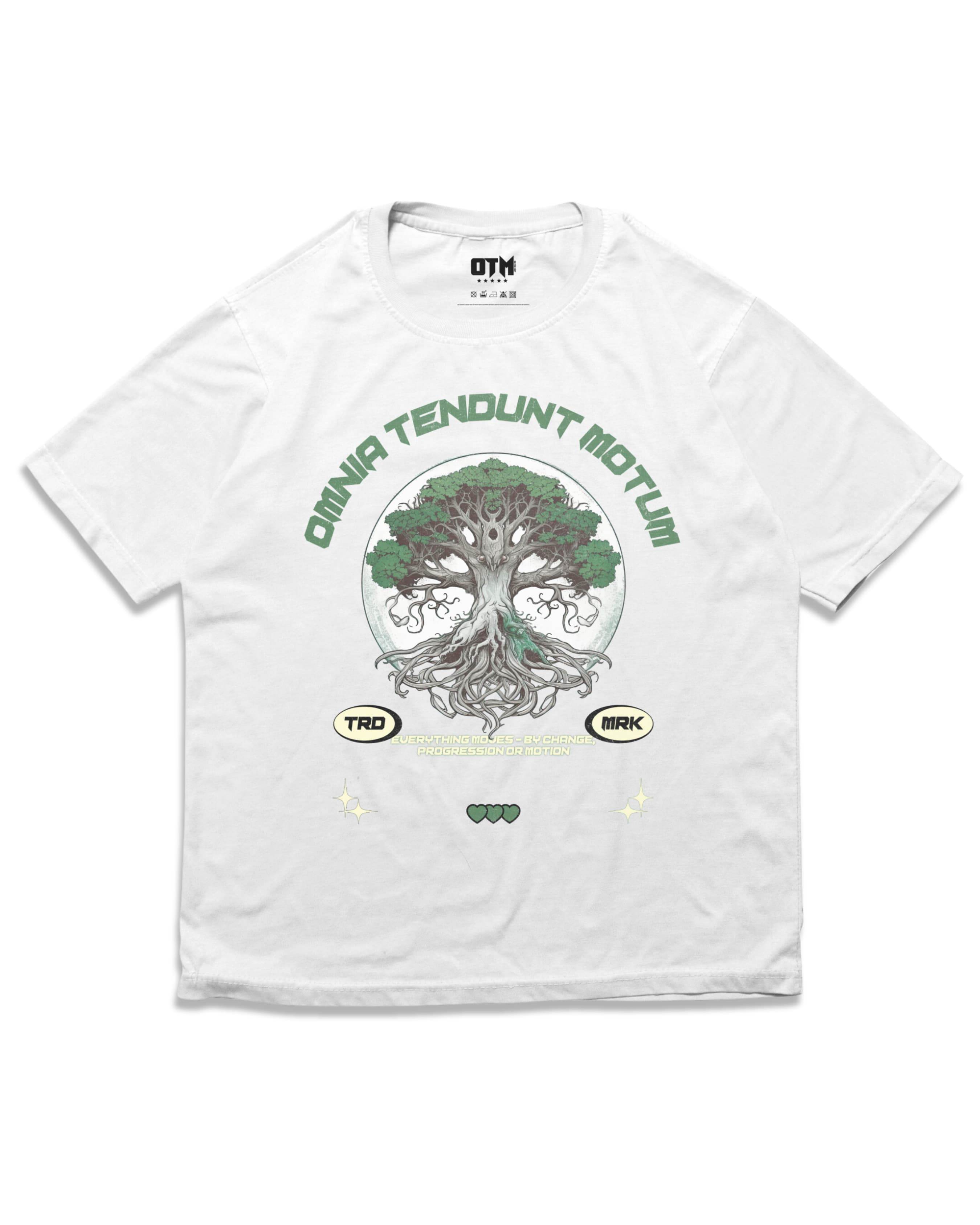 STRONG ROOTS T SHIRT - OMNIA TENDUNT MOTUM CLOTHING LTD