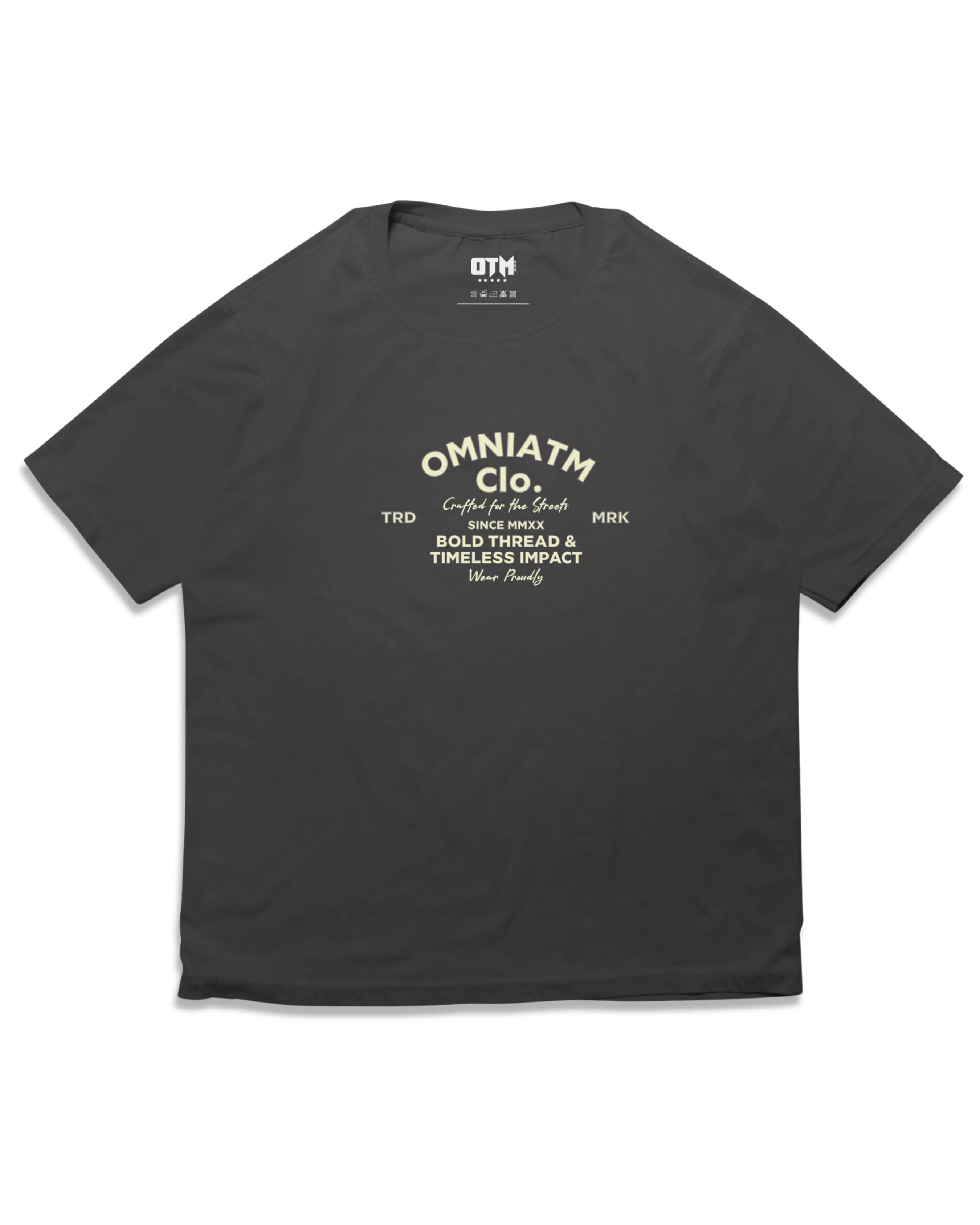 FOR THE STREETS T SHIRT - OMNIA TENDUNT MOTUM CLOTHING LTD