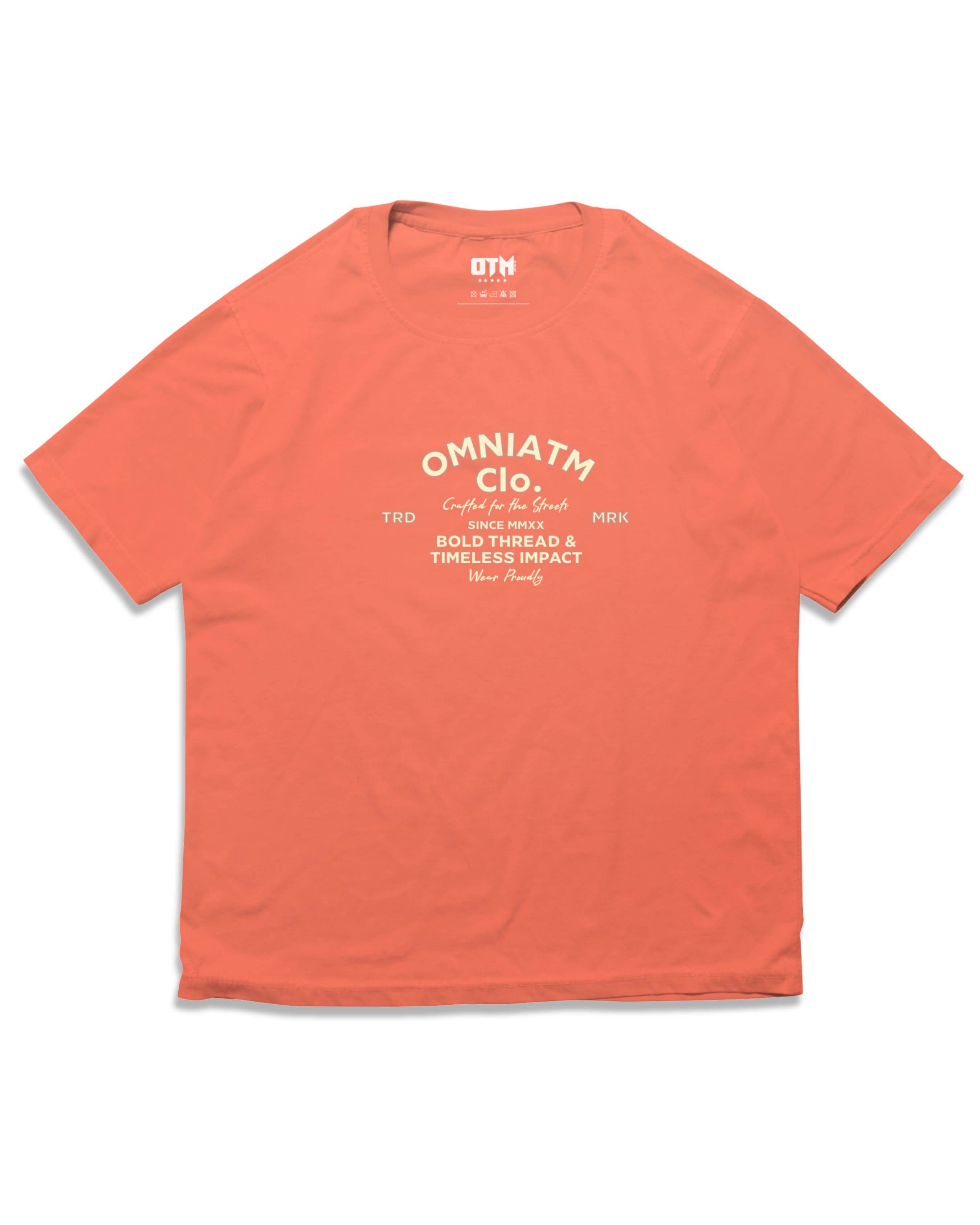 FOR THE STREETS T SHIRT - OMNIA TENDUNT MOTUM CLOTHING LTD