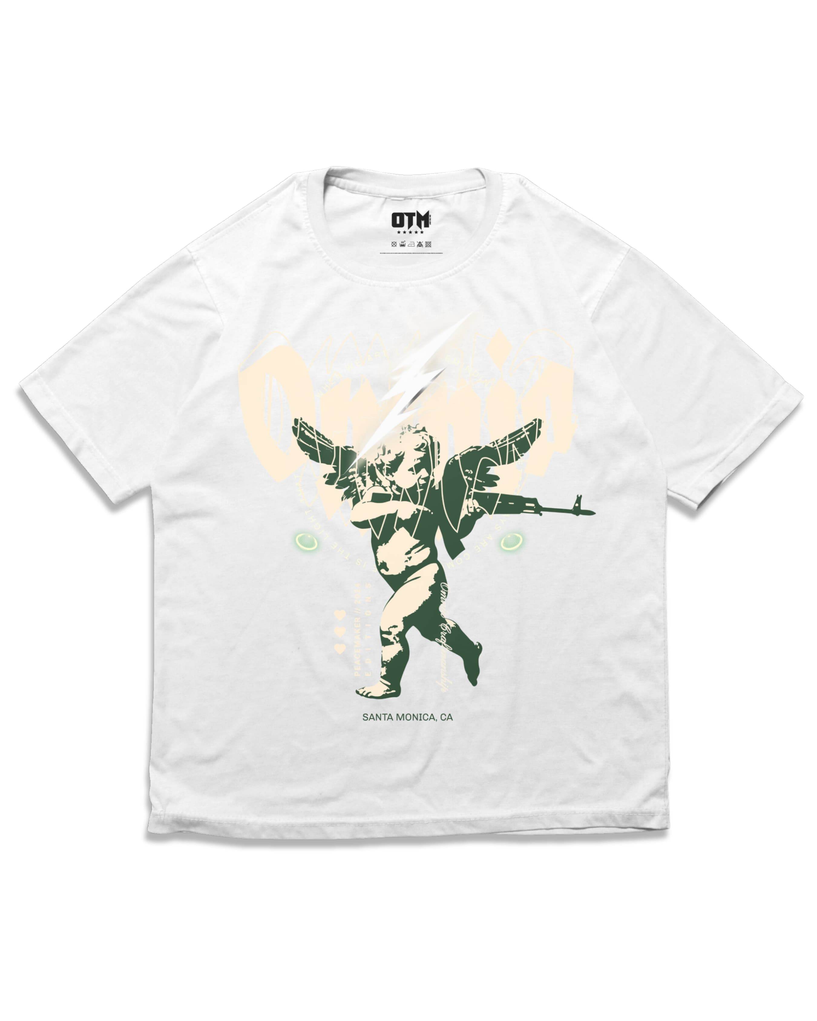 PEACEMAKER T SHIRT - OMNIA TENDUNT MOTUM CLOTHING LTD