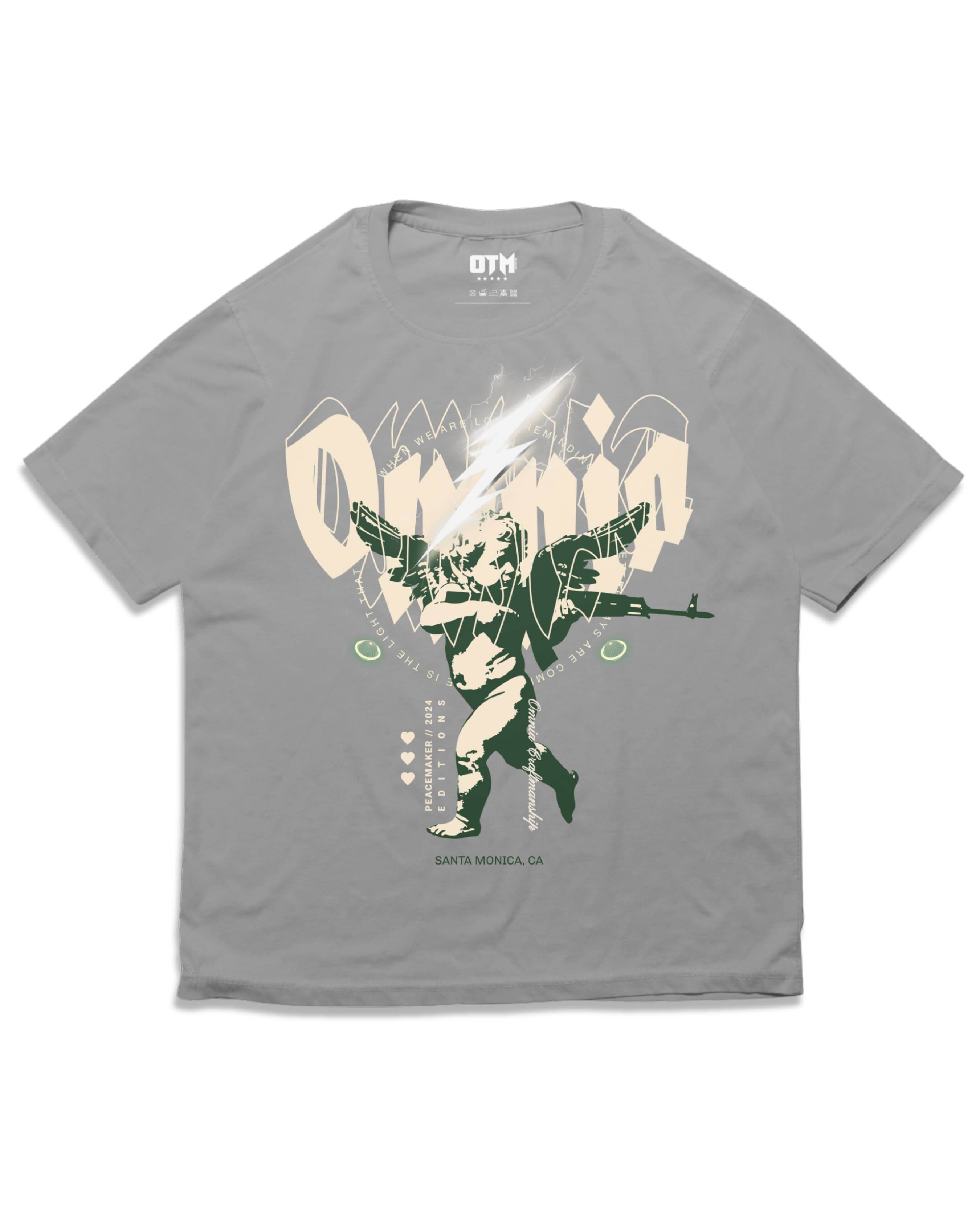 PEACEMAKER T SHIRT - OMNIA TENDUNT MOTUM CLOTHING LTD