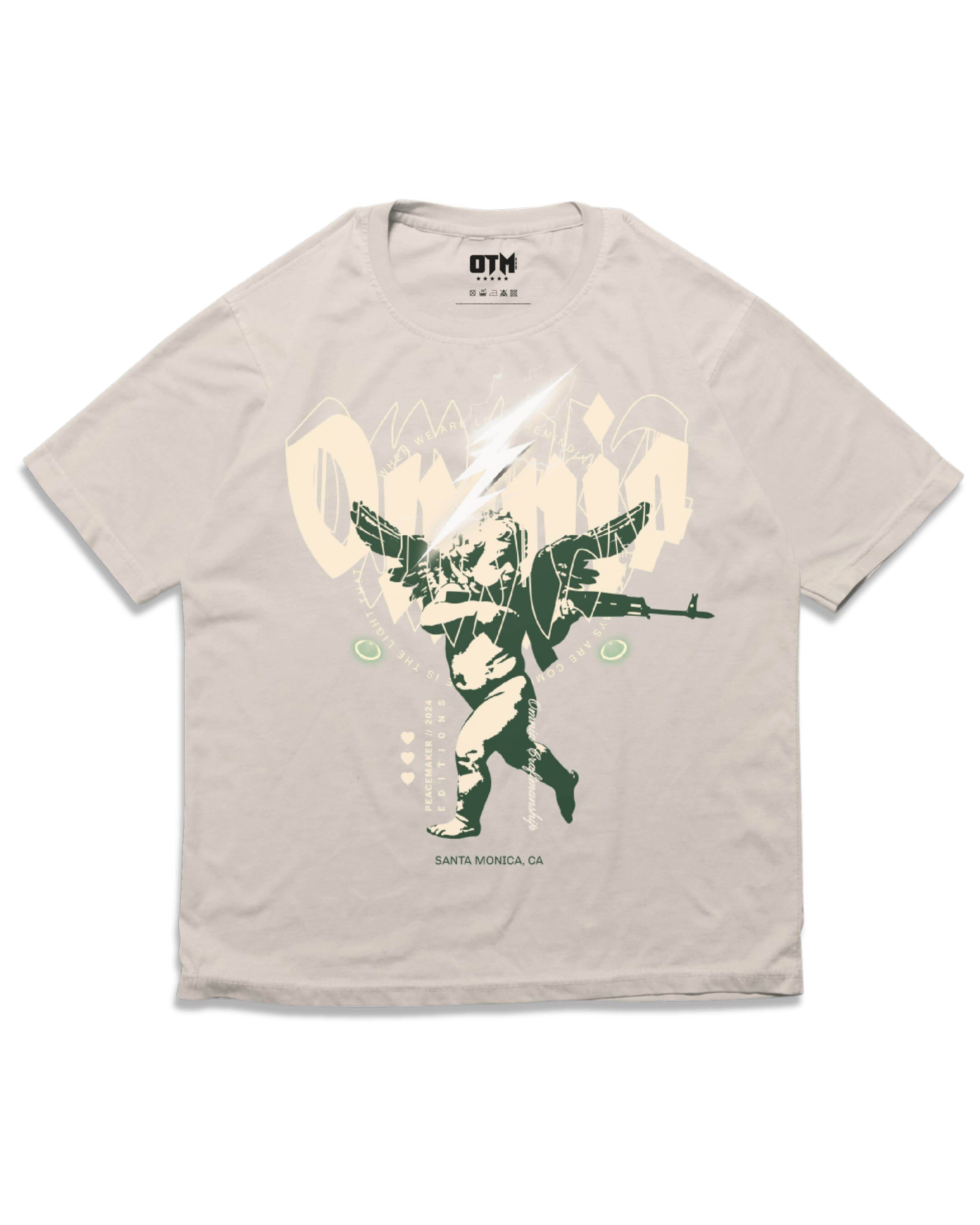 PEACEMAKER T SHIRT - OMNIA TENDUNT MOTUM CLOTHING LTD