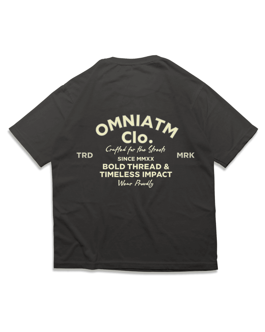 FOR THE STREETS T SHIRT - OMNIA TENDUNT MOTUM CLOTHING LTD