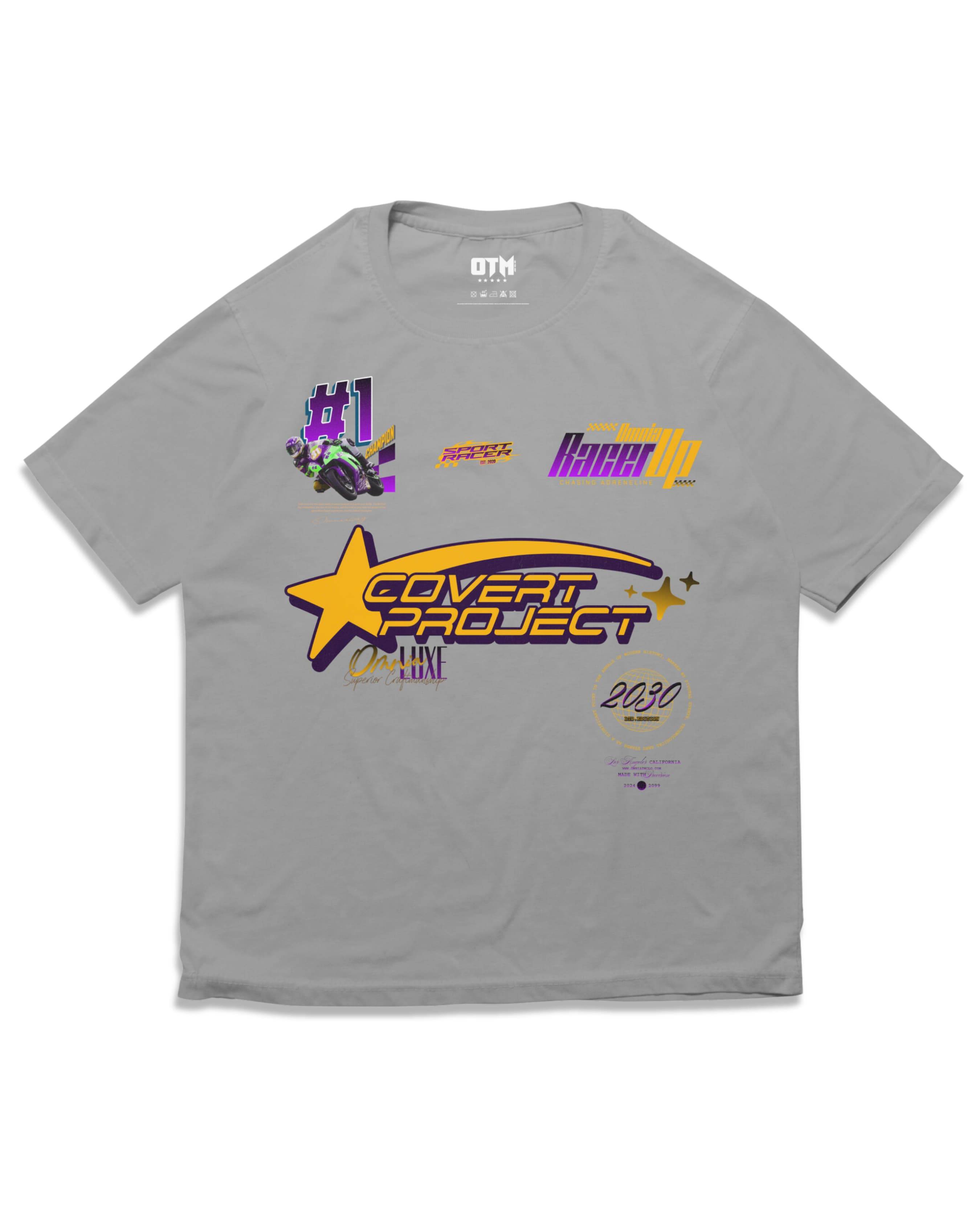 RACER T SHIRT - OMNIA TENDUNT MOTUM CLOTHING LTD