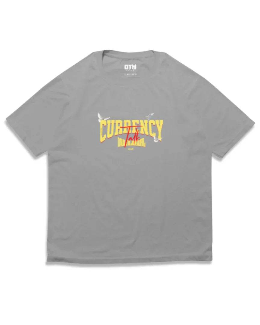 CURRENCY TALK T SHIRT - OMNIA TENDUNT MOTUM CLOTHING LTD