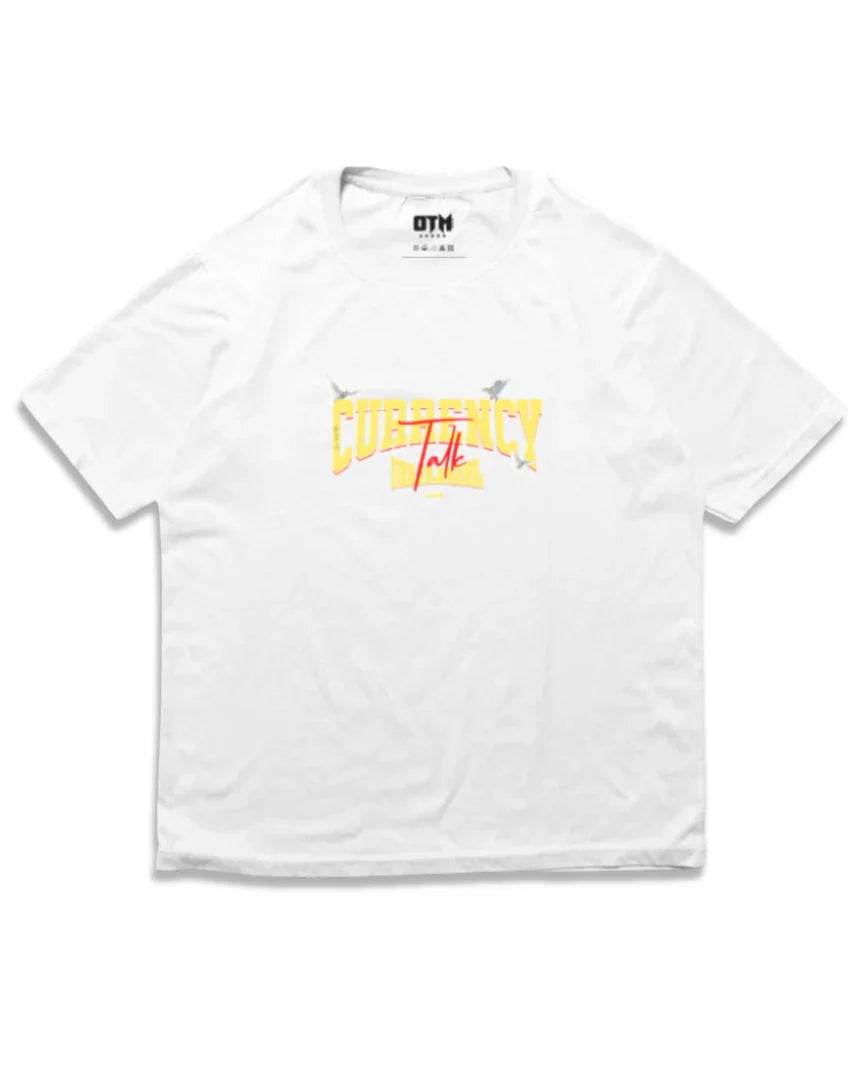 CURRENCY TALK T SHIRT - OMNIA TENDUNT MOTUM CLOTHING LTD