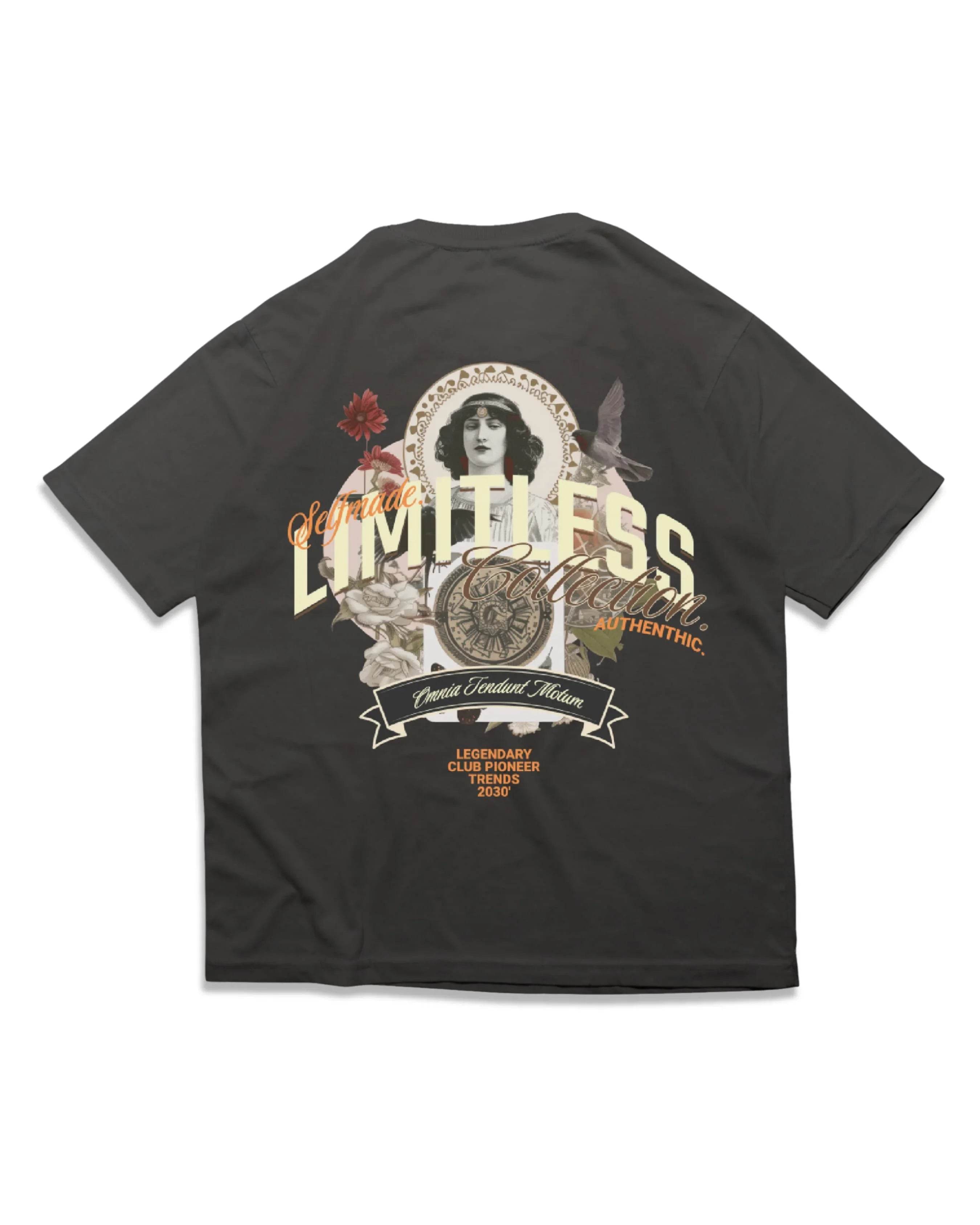 LIMITLESS - SELFMADE T SHIRT - OMNIA TENDUNT MOTUM CLOTHING LTD