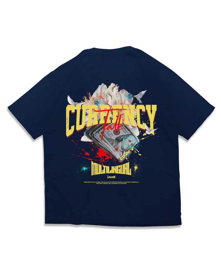 CURRENCY TALK T SHIRT - OMNIA TENDUNT MOTUM CLOTHING LTD