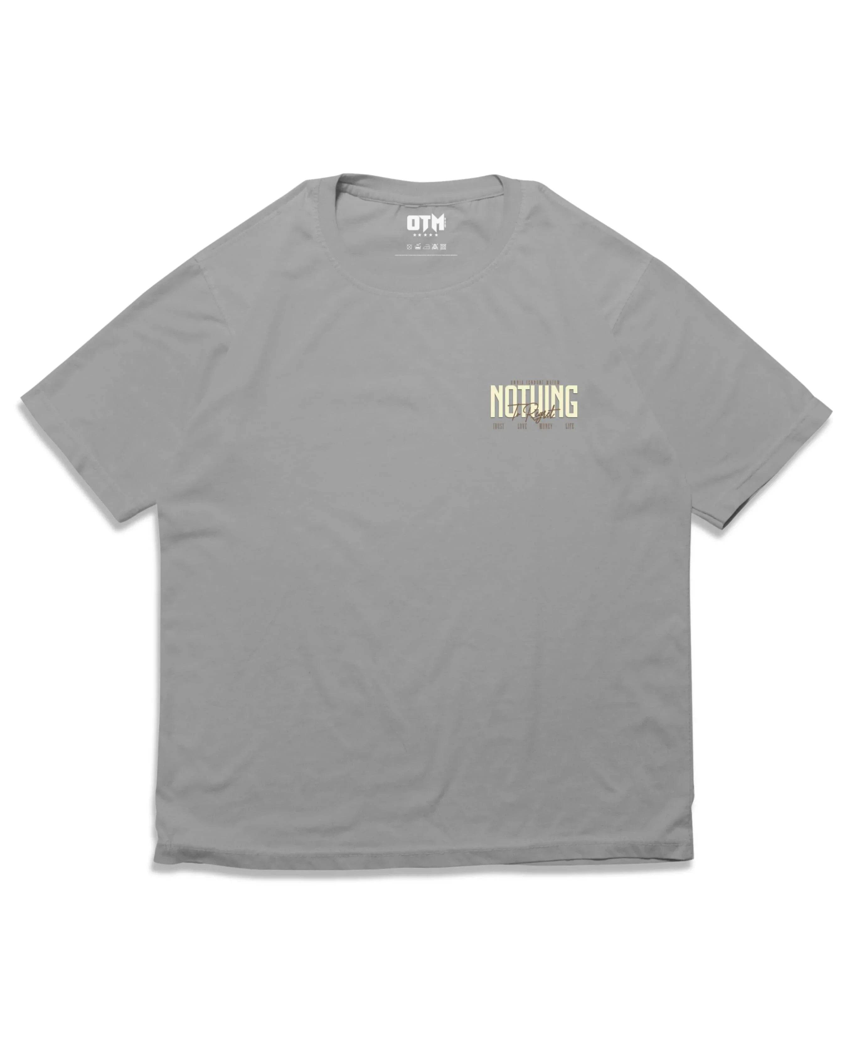 NOTHING TO REGRET T SHIRT - OMNIA TENDUNT MOTUM CLOTHING LTD