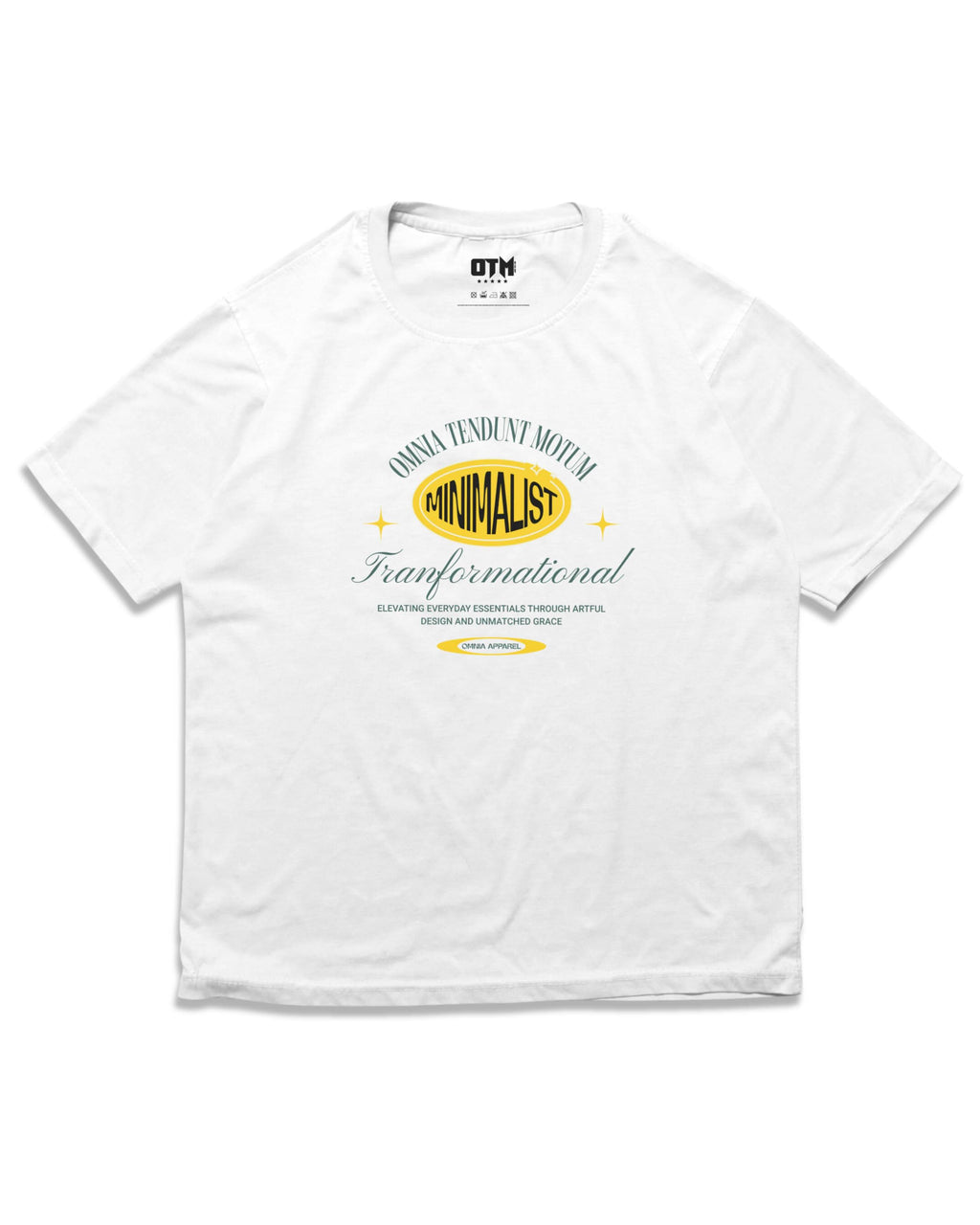 MINIMALIST T SHIRT - OMNIA TENDUNT MOTUM CLOTHING LTD