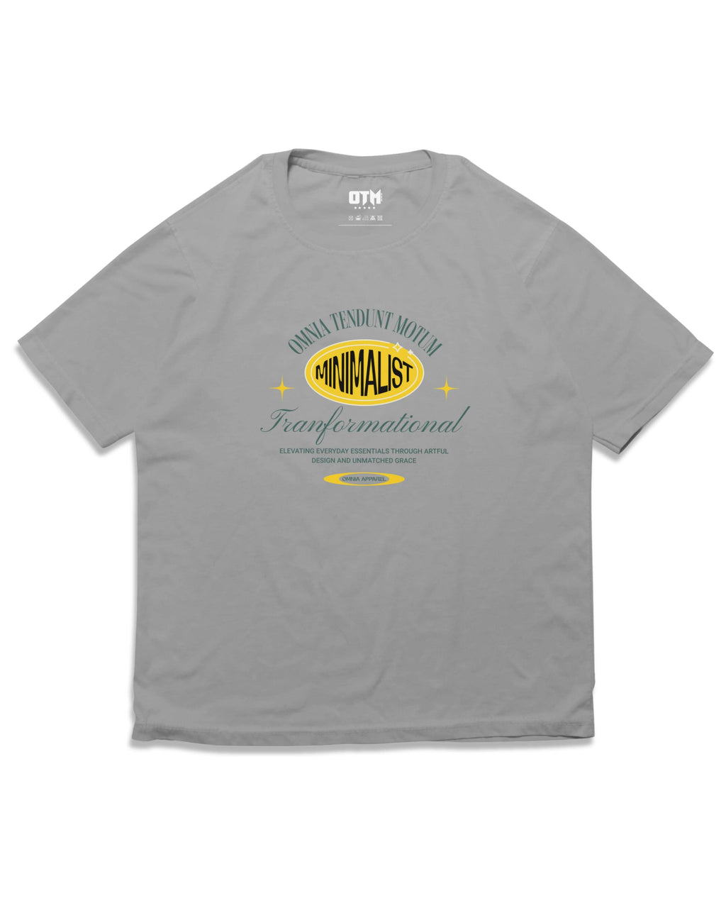 MINIMALIST T SHIRT - OMNIA TENDUNT MOTUM CLOTHING LTD