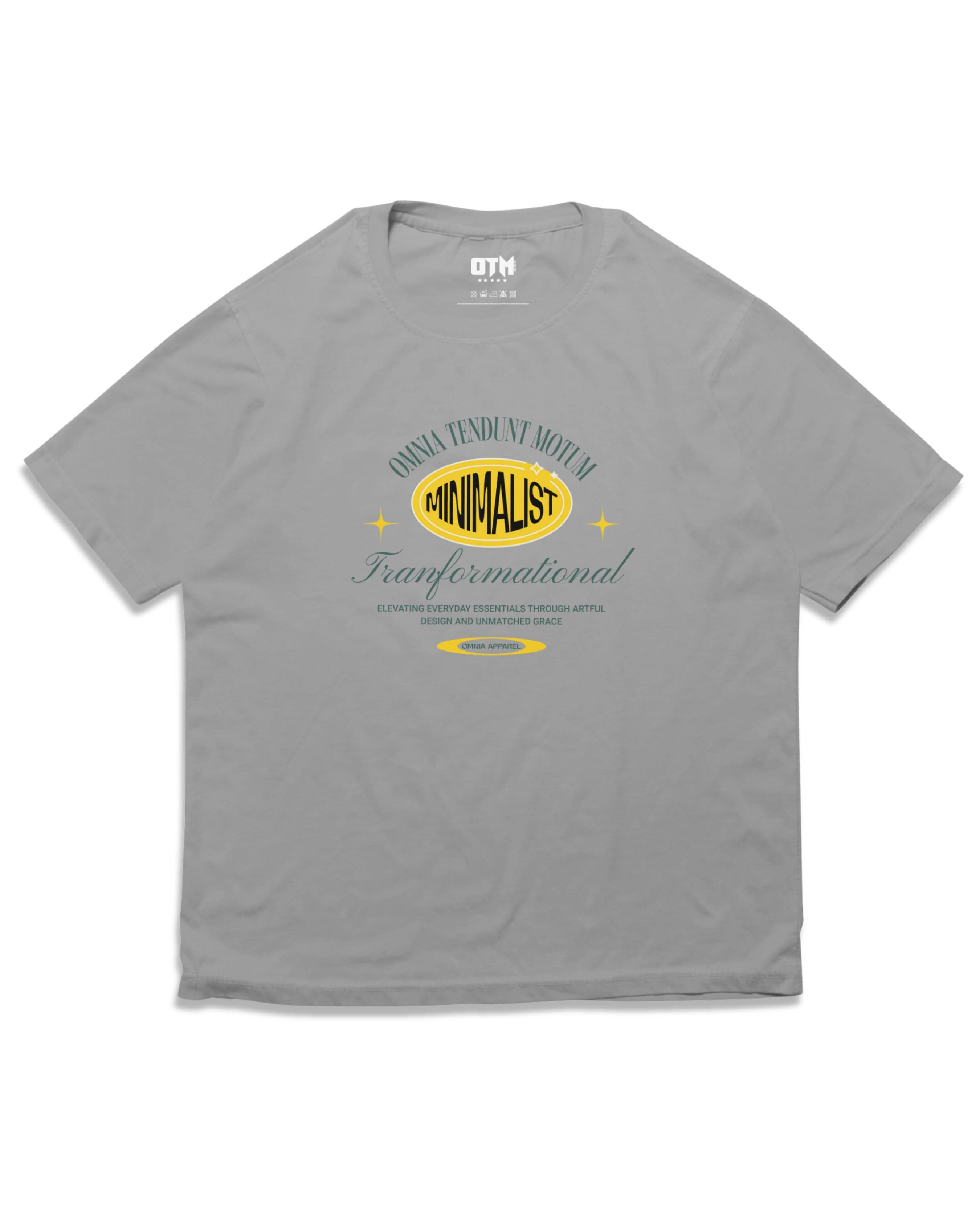 MINIMALIST T SHIRT - OMNIA TENDUNT MOTUM CLOTHING LTD