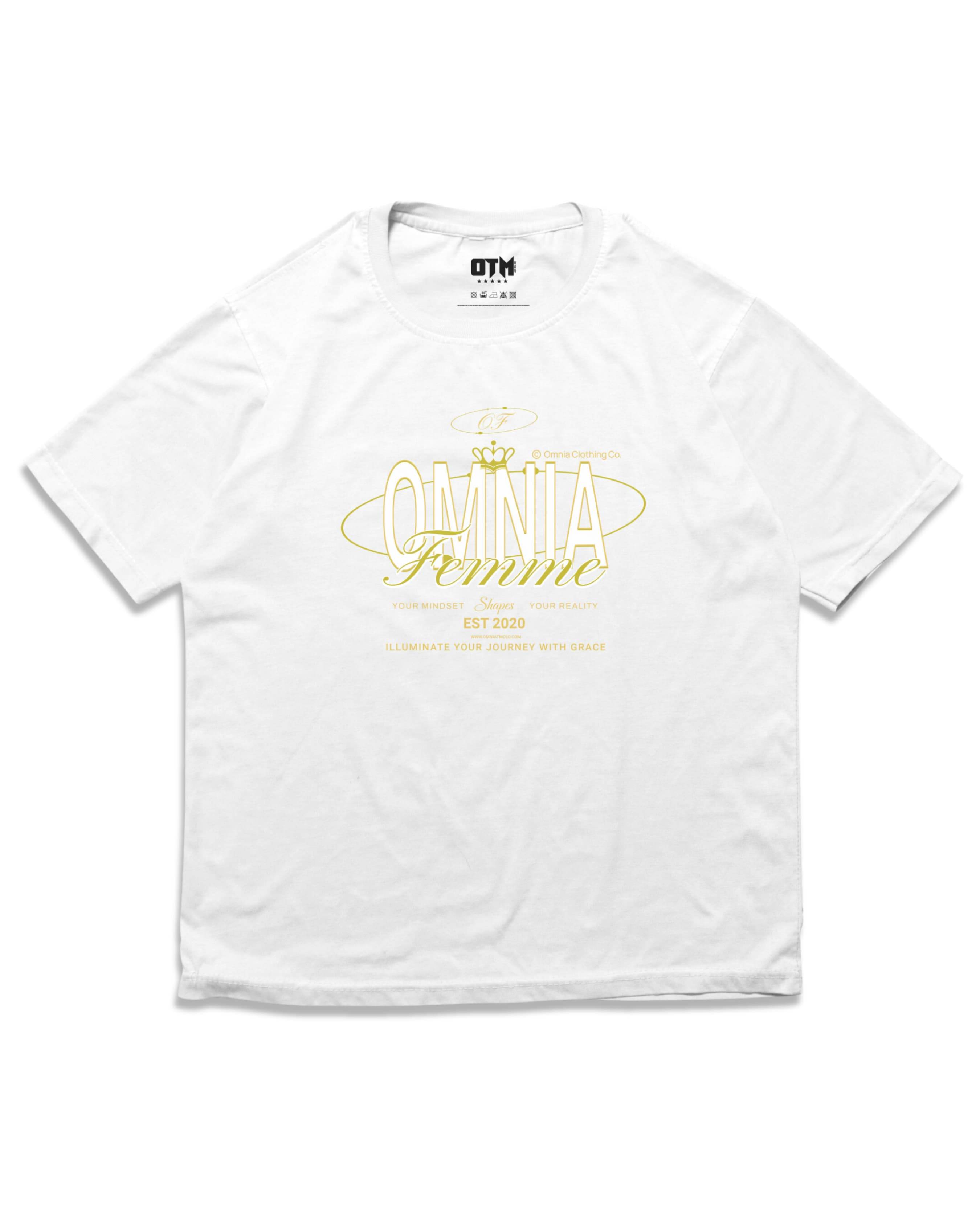 FEMME ILLUMINATE T SHIRT - OMNIA TENDUNT MOTUM CLOTHING LTD