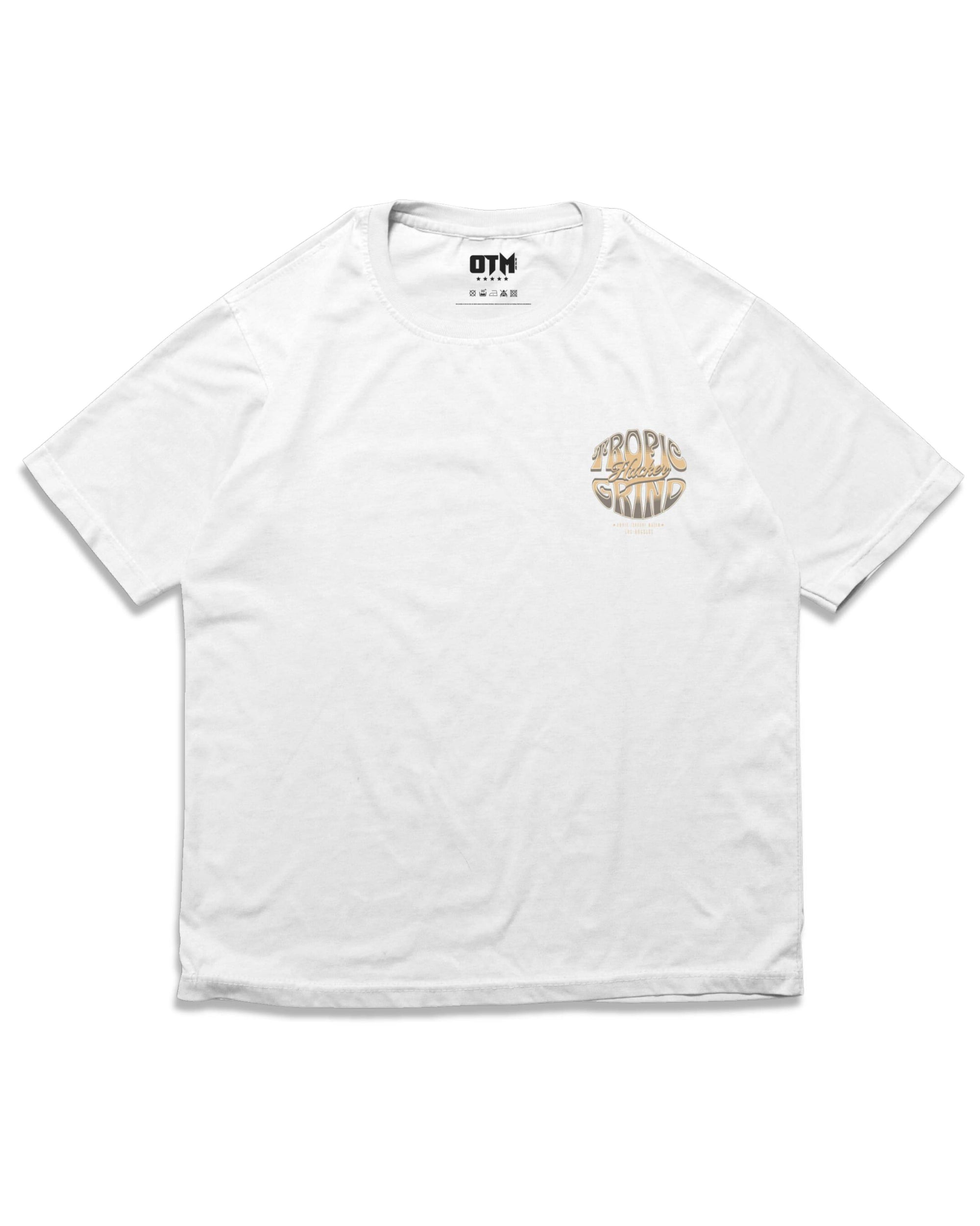 TROPIC GRIND HACKERS T SHIRT - OMNIA TENDUNT MOTUM CLOTHING LTD