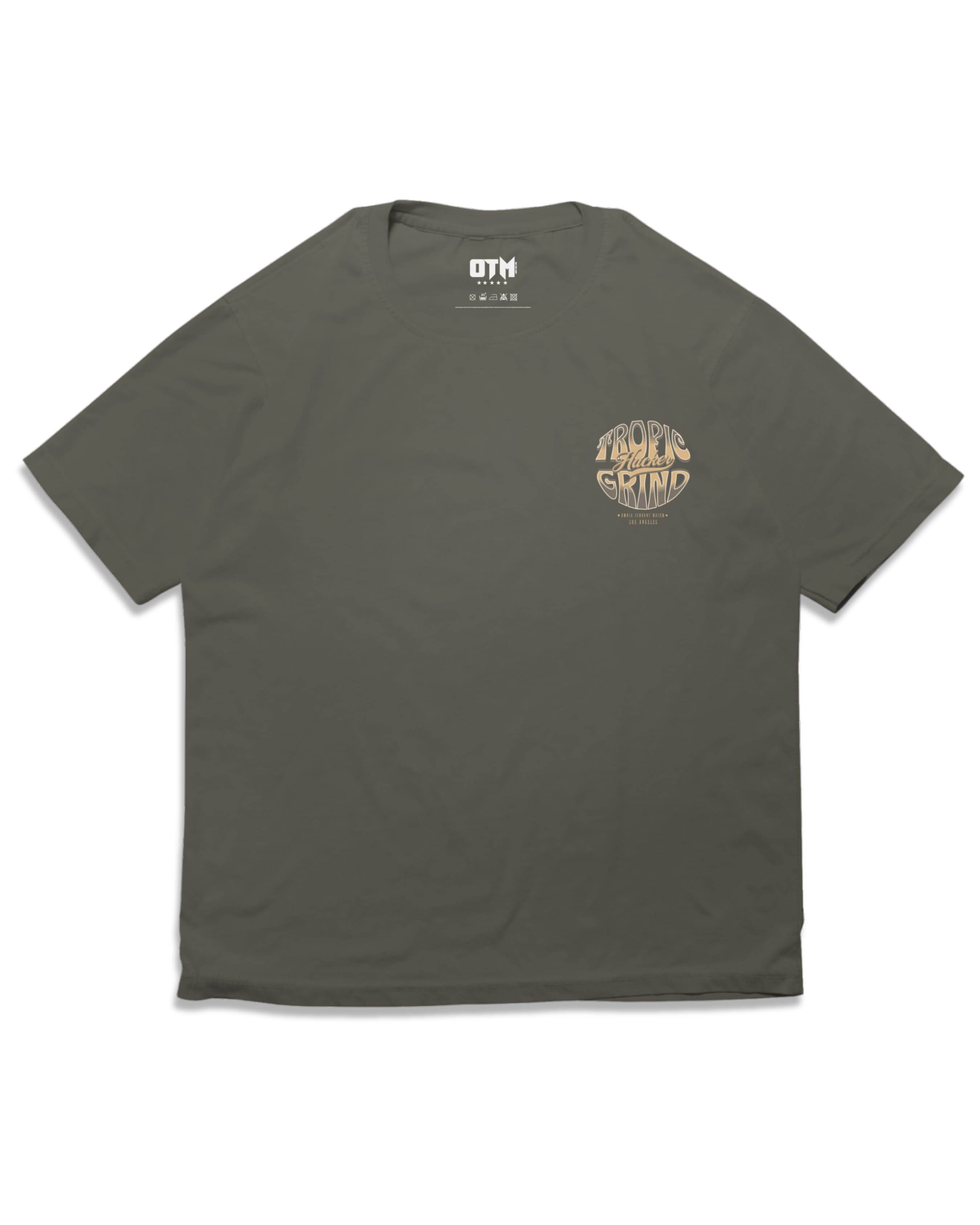 TROPIC GRIND HACKERS T SHIRT - OMNIA TENDUNT MOTUM CLOTHING LTD