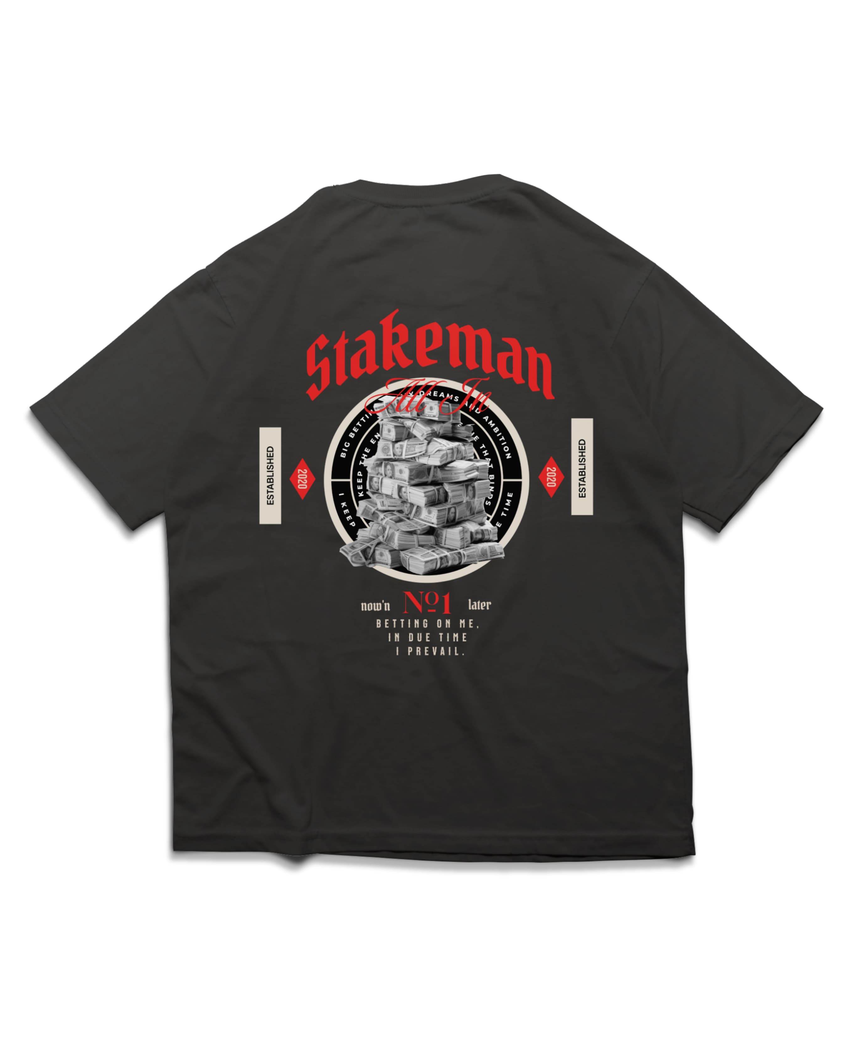 STAKEMAN T SHIRT - OMNIA TENDUNT MOTUM CLOTHING LTD