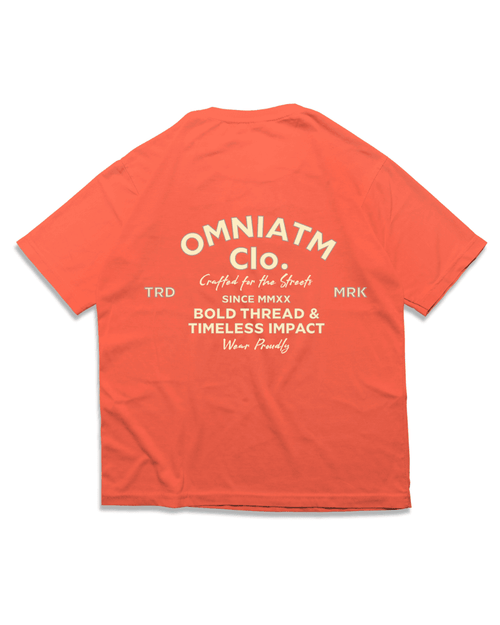 FOR THE STREETS T SHIRT - OMNIA TENDUNT MOTUM CLOTHING LTD