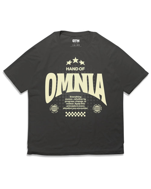 HAND OF OMNIA T SHIRT - OMNIA TENDUNT MOTUM CLOTHING LTD