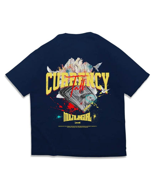 CURRENCY TALK T SHIRT - OMNIA TENDUNT MOTUM CLOTHING LTD